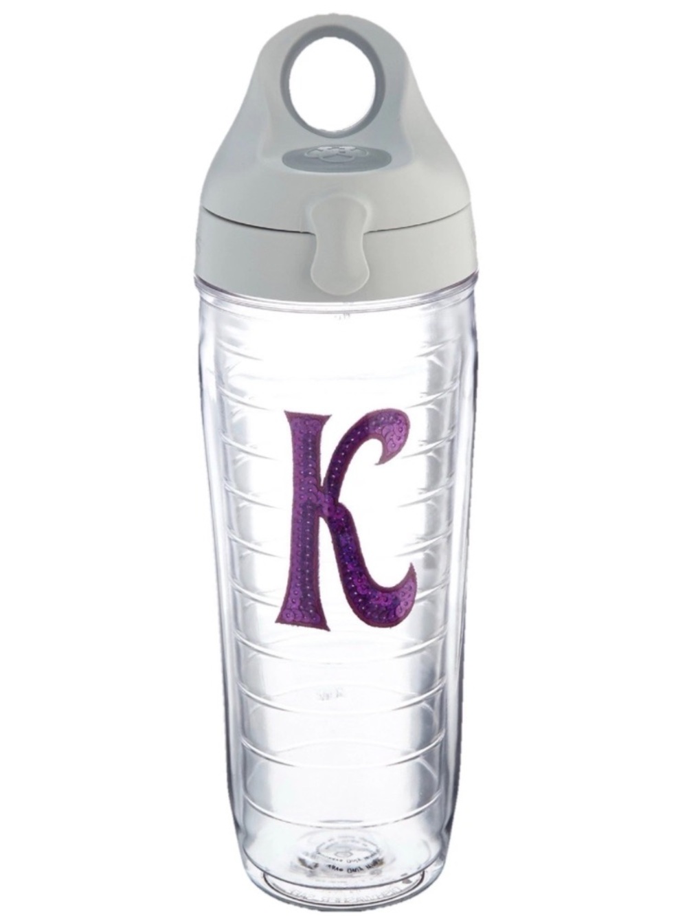 Tervis Tumbler 24oz Sports Water Bottle Monogram K Purple